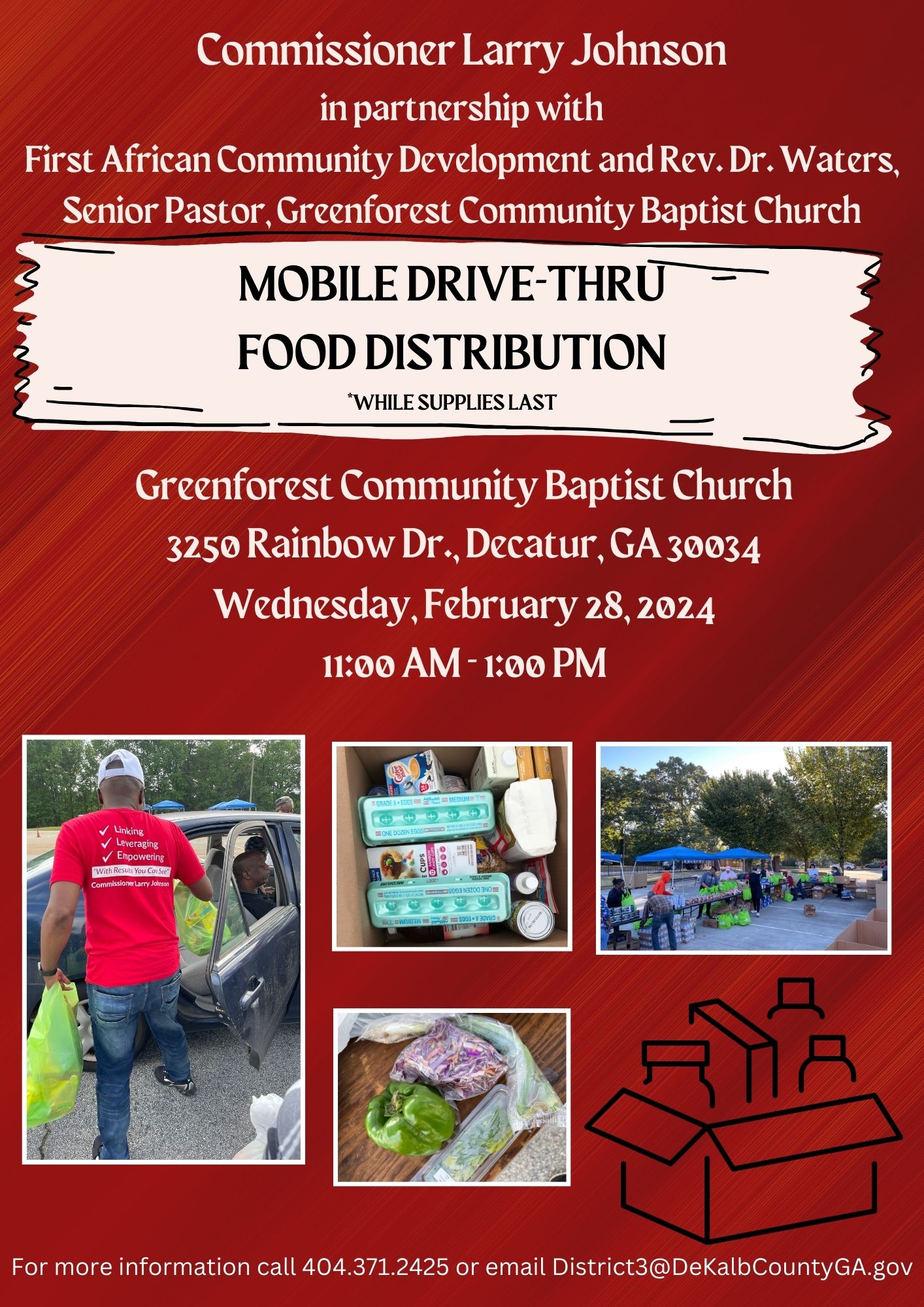 Mobile Drive-Thru Food Distribution